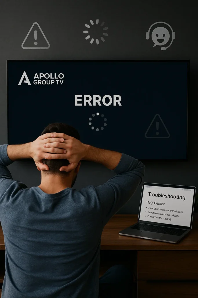 Apollo Group TV Troubleshooting
